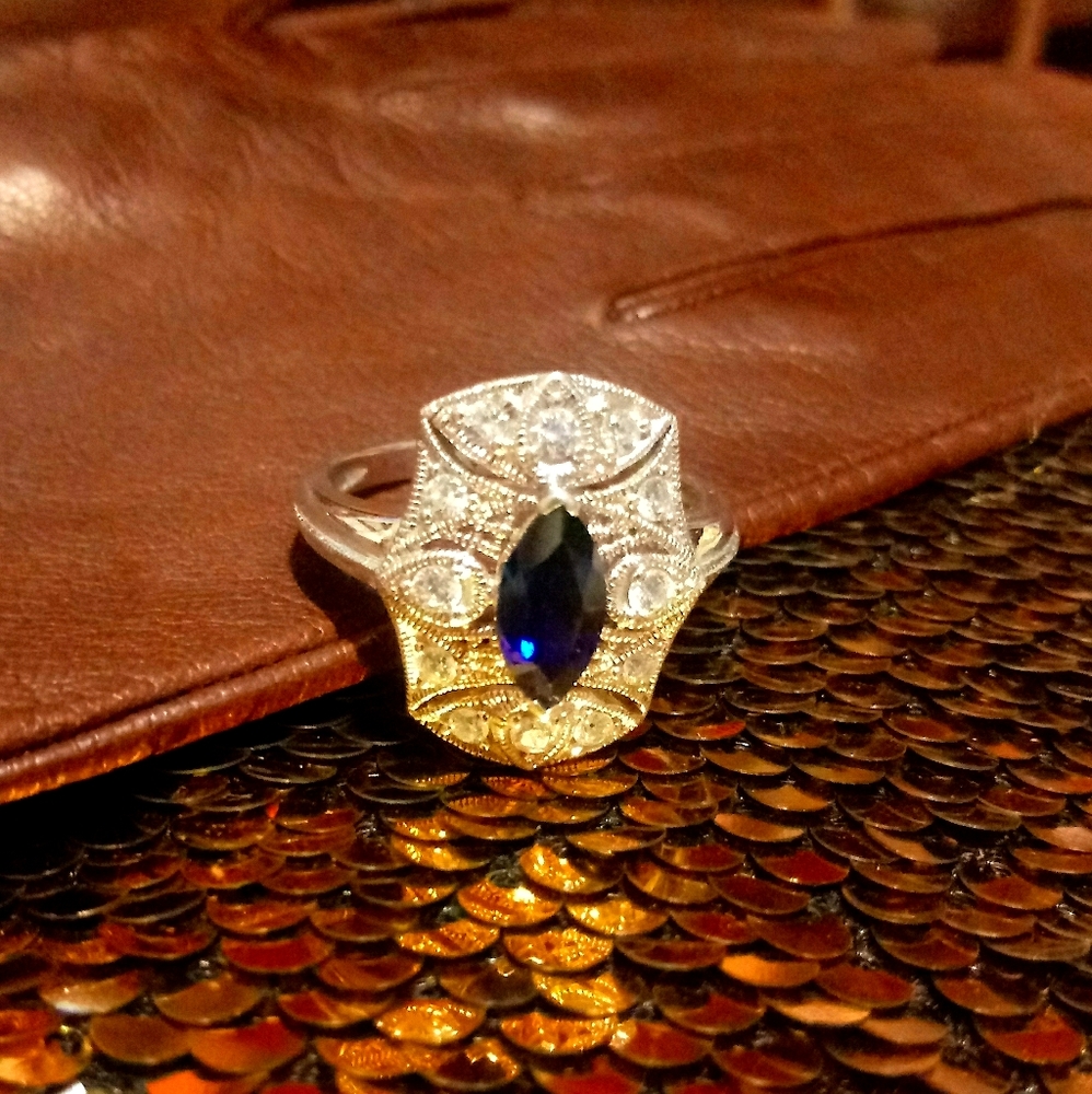 Sterling silver and CZ Ring